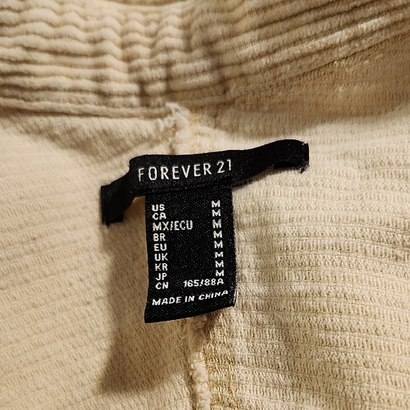 Forever 21 Cream Ribbed Jacket - Picture 3 of 7